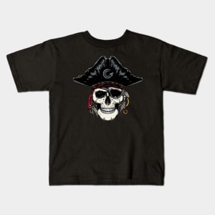 Pirate Skull Kids T-Shirt